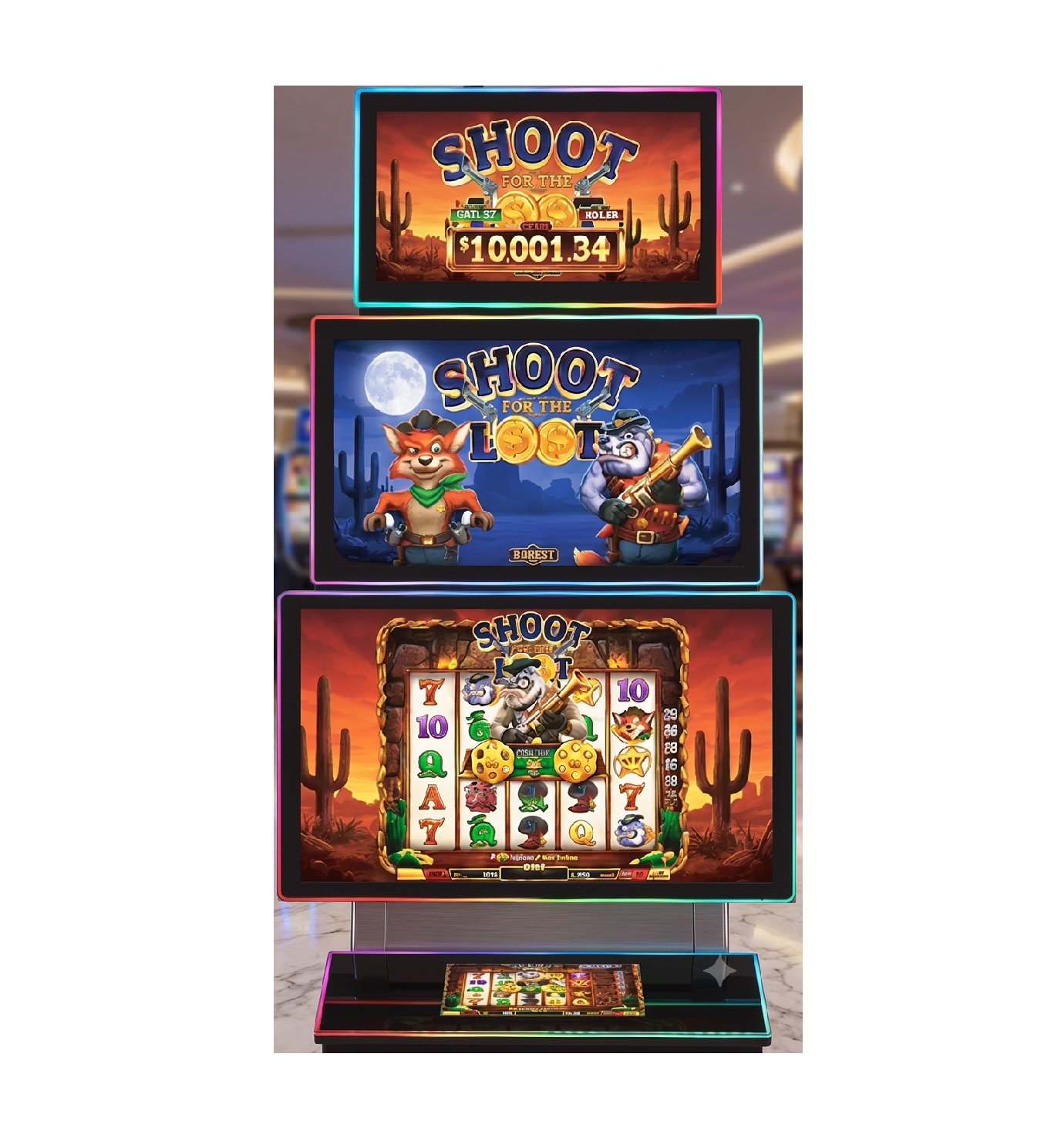 Button Deck & Play Tracking Monitors